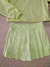 Conjunto Blusa Saia e Colete Matelasse Gabriela Aquarela - Bzzum Kids e Teens