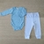 Conjunto de Body Manga Longa e Mijão bebê Masculino