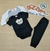 Kit Bebê Body e Calça Menina