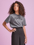 T-shirt Grafite com Strass Juvenil Iam Authoria