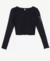 Blusa Canelada Preta IAm Authoria