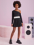 Blusa Preta Manga Longa Iam Authoria - comprar online