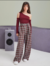 Calça Wide Leg Xadrez I am Authoria