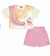 Conjunto de Blusa e Short Infantil Unicórnio Cinti na internet