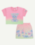 Conjunto Infantil Blusa e Saia Cinti