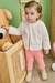Casaco Pelo Off White Infantil Menina - comprar online