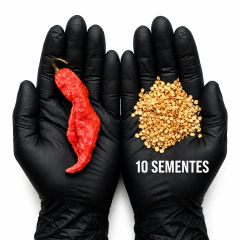 10 Sementes Bhut Jolokia A 3ª Mais Forte Do Mundo Verdadeiras De Assan Índia