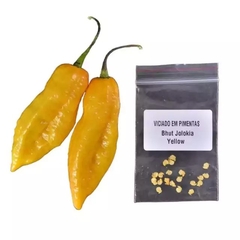 20 Sementes Bhut Jolokia YELLOW AMARELA CÍTRICA A 3ª Mais Forte Do Mundo Verdadeiras De Assan Índia - comprar online
