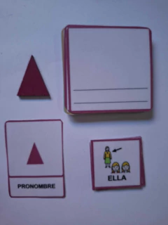 GRAMA PICTORACIONAL: Material Plástico para trabajar el Aprendizaje Gramatical de Montessori. 310 PICTOGRAMAS - comprar online