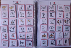 PICTORACIONAL: 310 PICTOGRAMAS PLÁSTICOS PARA ARMAR ORACIONES (OPCIONAL ENCUADERNADO Y CON ABROJO) en internet