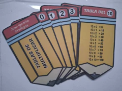 PDF IMPRIMIBLE DE TABLAS DE MULTIPLICAR PERSONAL DEL ALUMNO - comprar online