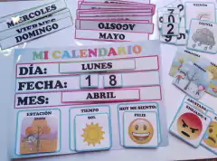 PDF IMPRIMIBLE de Mi Calendario: Juego Interactivo de Registro Diario para Niños