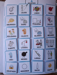 PICTORACIONAL: 310 PICTOGRAMAS PLÁSTICOS PARA ARMAR ORACIONES (OPCIONAL ENCUADERNADO Y CON ABROJO) - tienda online