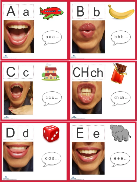 PDF IMPRIMIBLE de Tarjetas de articulemas con grafemas (No incluye letra "H" y "W")