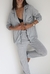 Pijama Camisero Gris - Macadamia Lencería de la Suerte 