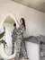 PREVENTA - Pijama Kimono Acebrado Blanco, Negro y Beige en internet