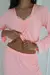 PREVENTA - Pijama Puntilla Rosa