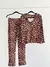 Pijama Camisero Animal Print - Macadamia Lencería de la Suerte 