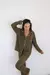 PREVENTA - Pijama Camisero Verde Militar - Macadamia Lencería de la Suerte 