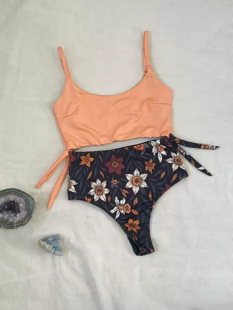 PREVENTA - Bikini Clivia Salmón Ocre - comprar online