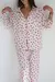 Pijama Camisero Corazones - Macadamia Lencería de la Suerte 