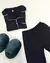 PREVENTA - Pijama Camisero Algodón Negro