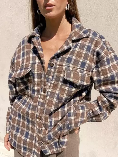 Camisaco Mercedes Marrón