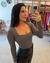 Body quadrado com manga - Juliana Vergueiro