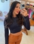 Croped em poliamida - Juliana Vergueiro