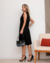 Vestido linho com bolso - comprar online