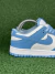 Tênis SB Dunk Low “Azul e branco” - loja online