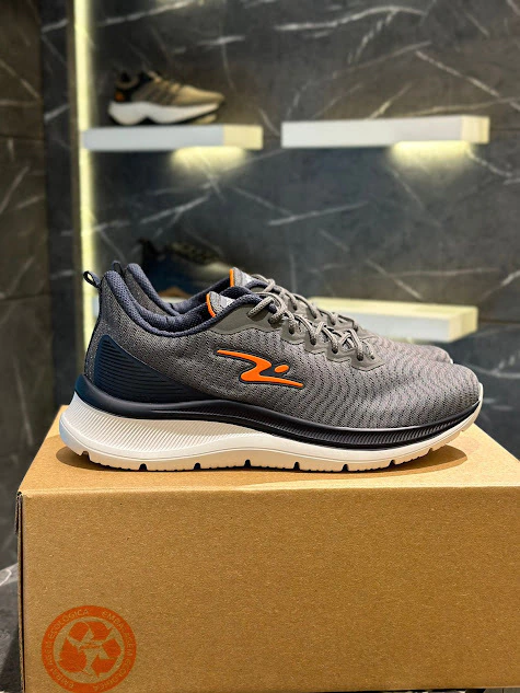 TENIS ADRUN FLEX GO GRAFITE/MARINHO/LARANJA