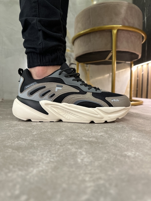 Tenis Fila Street Fit 2 Preto/Grafite/Oliva (Original)