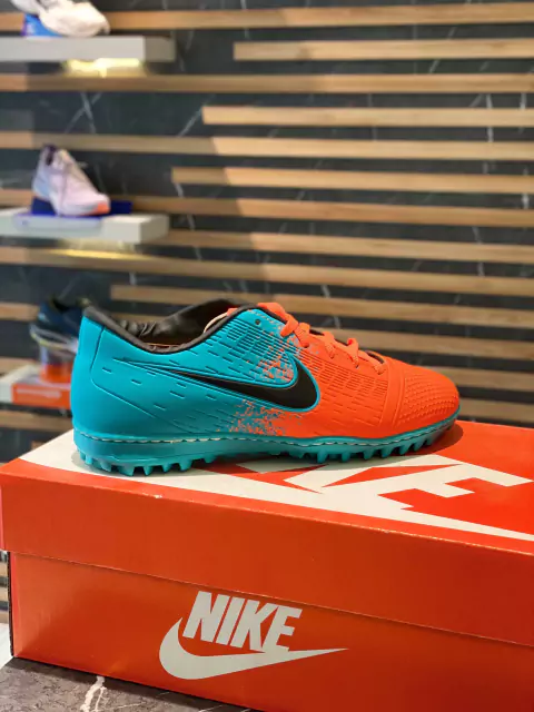 Chuteira Phanton Laranja Verde