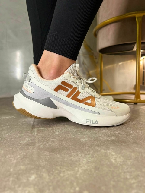 Tênis Fila Recovery Branco Salmao (Original)