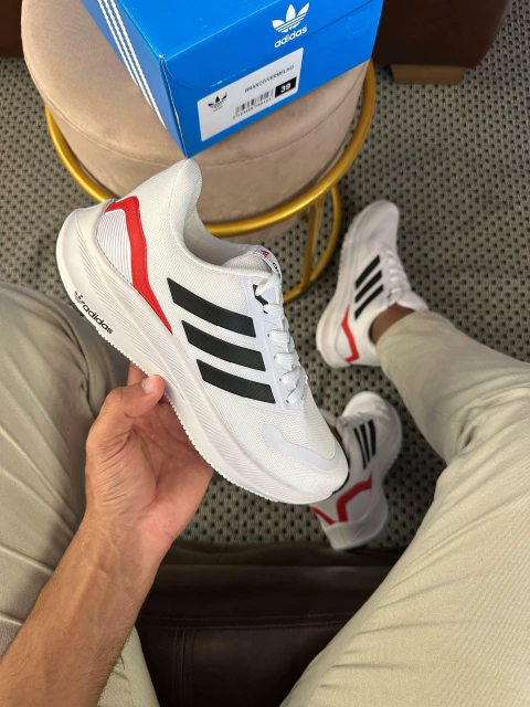 Run Falcon Branco Vermelho - comprar online