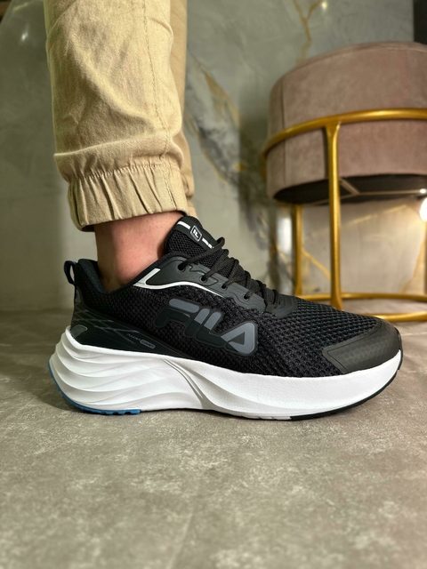 Tênis Fila Racer Comet Preto/Branco (Original)
