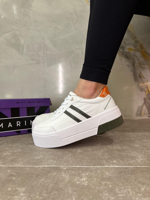 Tênis Ramarim Casual Branco/Verde