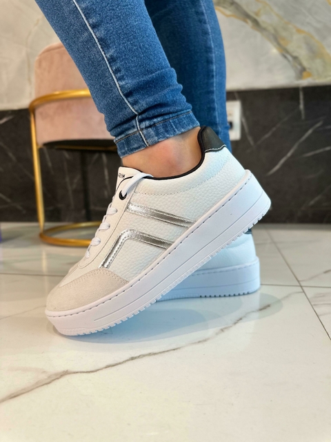 Tênis Ramarim Vest Branco Prata