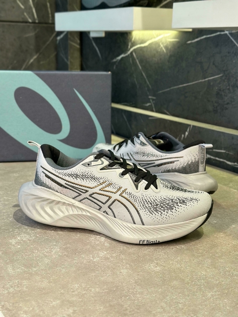 Tenis Cumulus 25 Cinza/Preto/Dourado