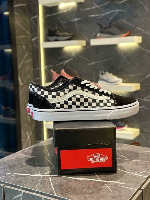 Tênis SK8 Premium Preto Xadrez