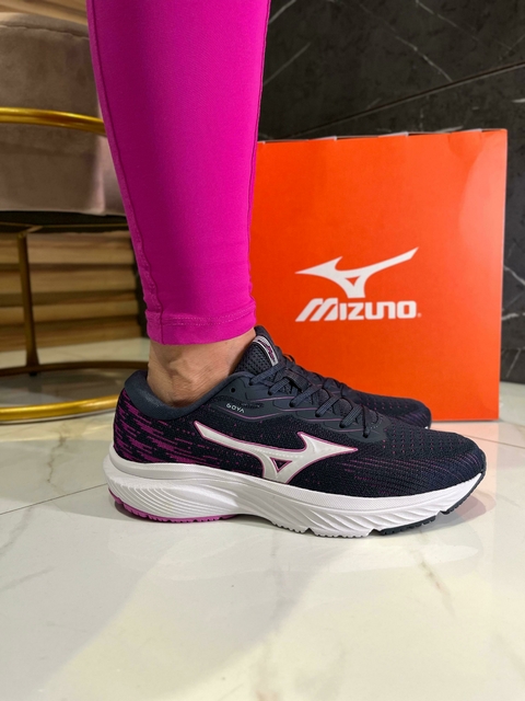 TÊNIS MIZUNO GOYA MARINHO / LILAS (ORIGINAL)