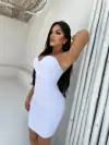 Vestido Geisa - poliamida com tule