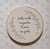 Quadro Decorativo "Sinto Muito, Me Perdoe, Te Amo, Sou Grata" 20cm