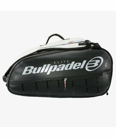 Bolso Paletero Bullpadel Elite Blanco y Negro Gemma Triay 2024