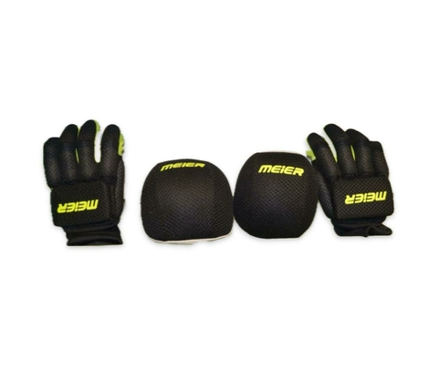 Combo de Guantes y Rodilleras Hockey sobre Patines Meier