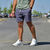 Bermuda jogger regular fit color gris topo