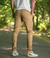 jogger estructura bolsillo chino color camel - comprar online