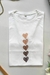 T-shirt cinco coração - comprar online