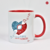 Caneca – Metade Papai, Metade Mamãe - comprar online